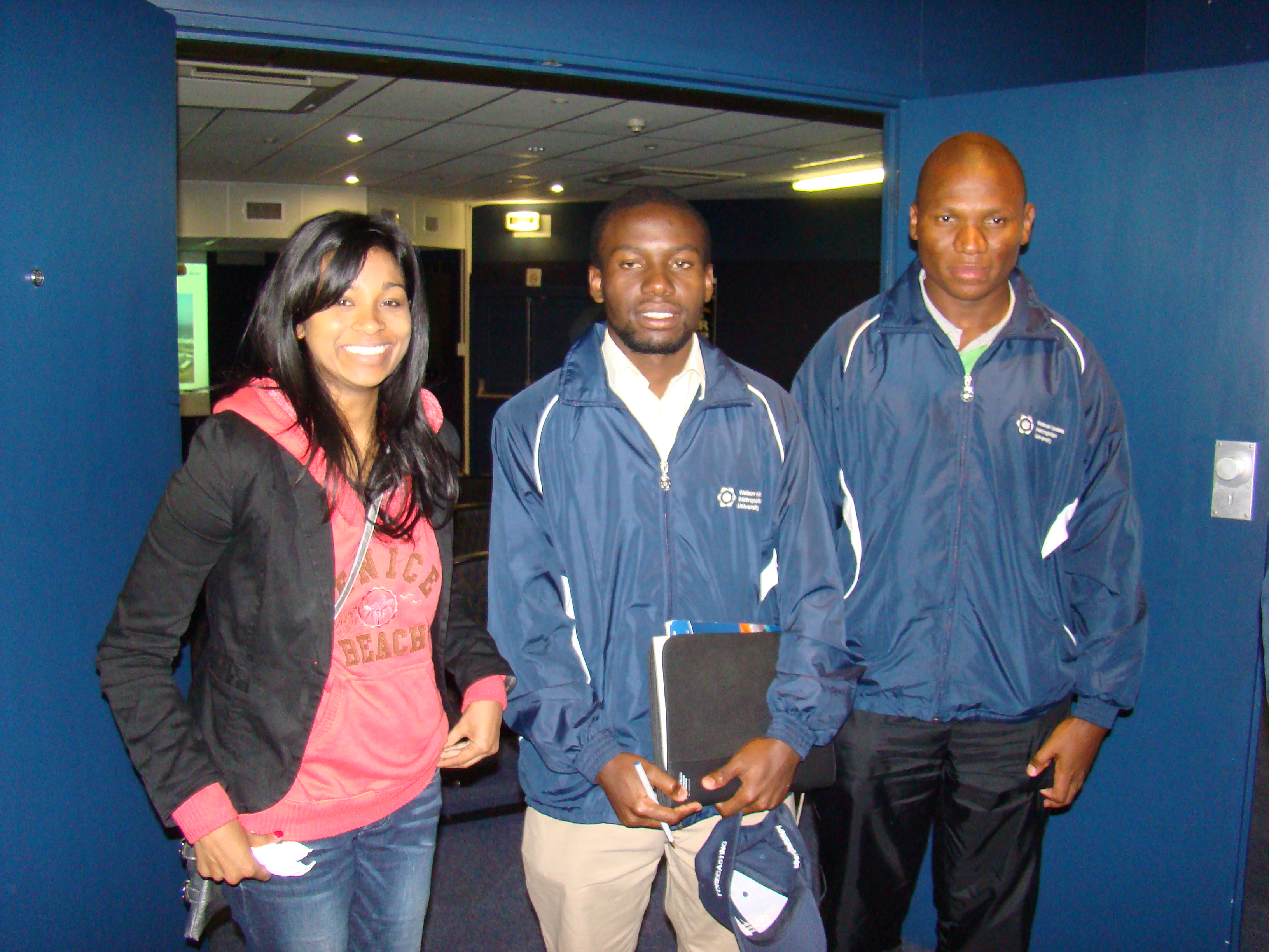 Kirshnee, Farai and Nyulu at Koeberg Nuclear Plant